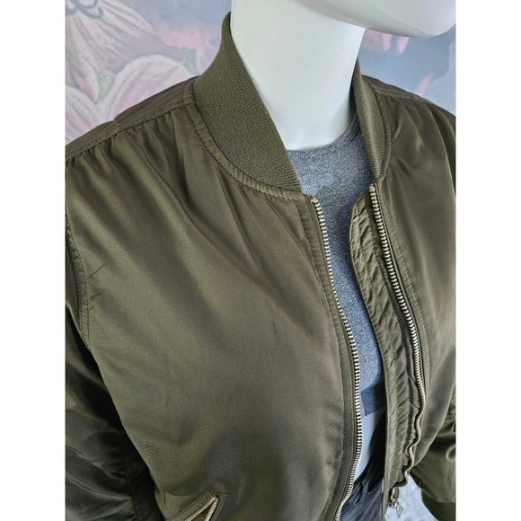 Top Shop Army Green Jacket - Picture 5 of 7